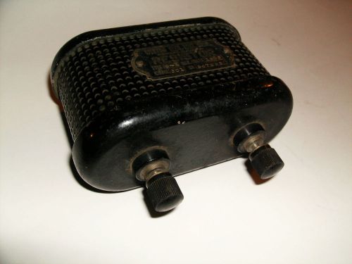 ANTIQUE VINTAGE WESTON PORTABLE  RESISTOR 301 TYPE 5-3