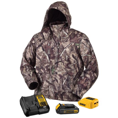 DeWALT DCHJ062 20V True Timber HTC Camo Heated Jacket Kit w/ Battery