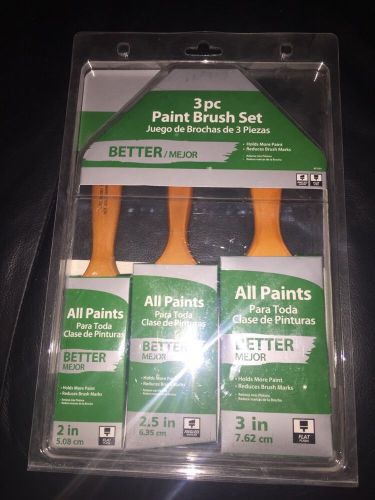 All Paints Better 3 Piece Paint Brush Set