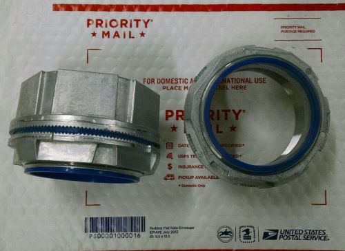 LOT OF 2/ 3&#034; Thomas &amp; Betts H300-TB 3&#034; Raintight EMT Coupling NEW - Ships FREE