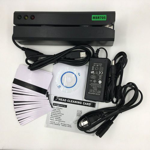 Misiri MSR705 HiCo Magstrip Magnetic Card Reader Writer Data Collector Encode...