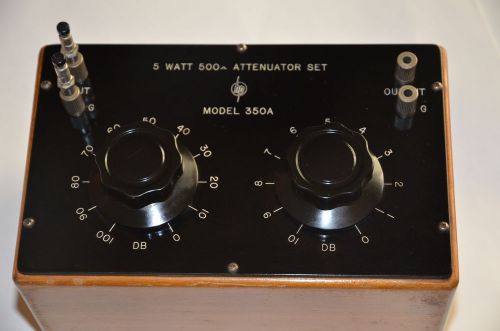 HEWLETT PACKARD HP ATTENUATOR SET MODEL 350A