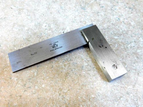 STARRETT # 20  MACHINIST 3&#034; SQUARE