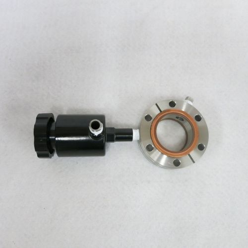 Varian 2.75&#034; CF Flange 1.5&#034; Manual Vacuum Vent Valve