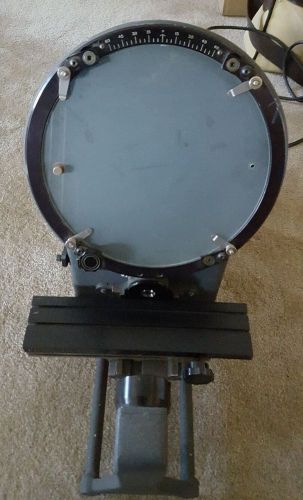 LATE MODEL NICE MICROVU 10&#034; OPTICAL COMPARATOR 400HP , Bench Top model