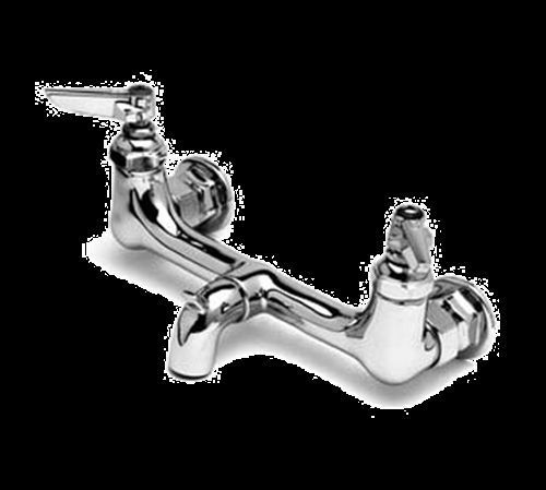 T&amp;S Brass B-0673-POL Service Sink Faucet 8&#034; centers 4-5/16&#034; from wall to...