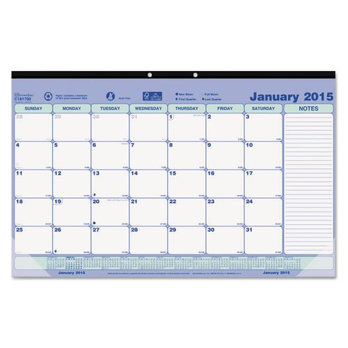 &#034;brownline monthly desk pad calendar, 17-3/4 x 10-7/8, 2016&#034; for sale