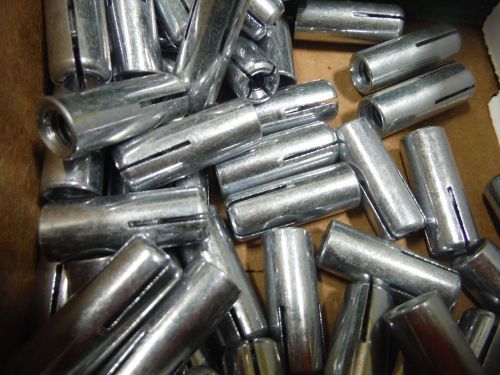 1/4&#034; drop in anchor kit (100pcs/ea) zinc  1-1/2&#034; long round head phillips bolt for sale