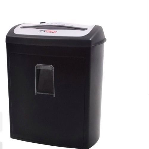 New InfoGuard 8-Sheet Cross-Cut Shredder with Pullout Bin