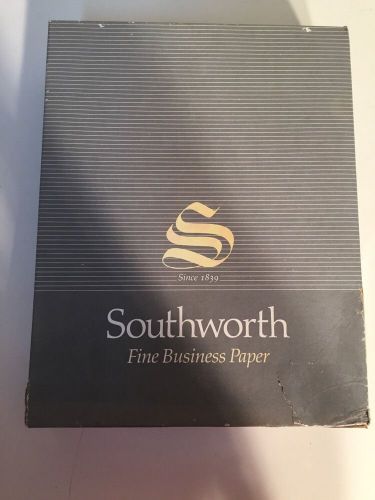 Southworth fine business paper 403crn four star 500 sheets 25% cotton,20lb for sale