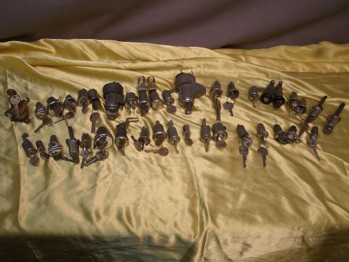 Lot of 37 Antique GM Chevy Auto Locks 1940-1960&#039;s LOCKSMITH