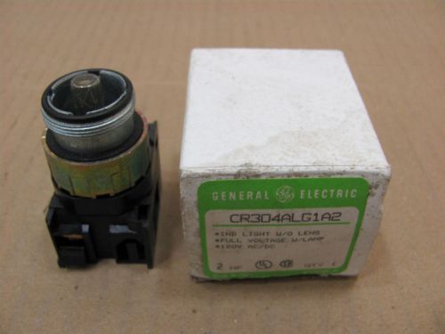 1 NIB GE CR304ALG1A2 INDICATOR LIGHT W/O LENS 120V