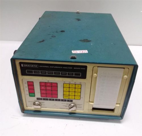 DRANETZ UNIVERSAL DISTURBANCE ANALYZER SERIES 626A