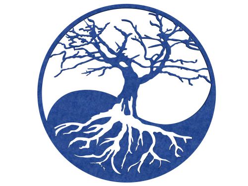 yin-yang tree of life DXF File For CNC Plasma or Laser Cut