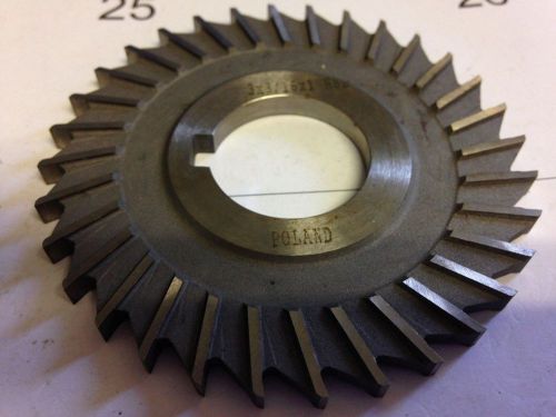 .1875&#034; 3/16&#034; X 3&#034; X 1&#034; ARBOR HOLE HIGH SPEED STEEL SIDE CHIP SLITTING SAW