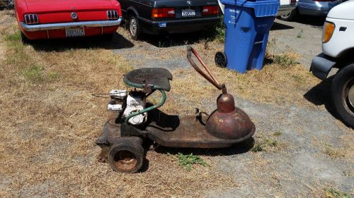 VINTAGE GEMCO RIDING REEL TYPE LAWN MOWER CIRCA 1959