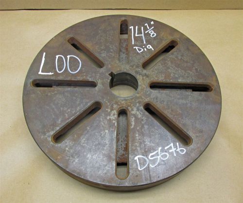 Lathe 14&#034; Dia. Face Fixture Plate L00 Mount     D5676