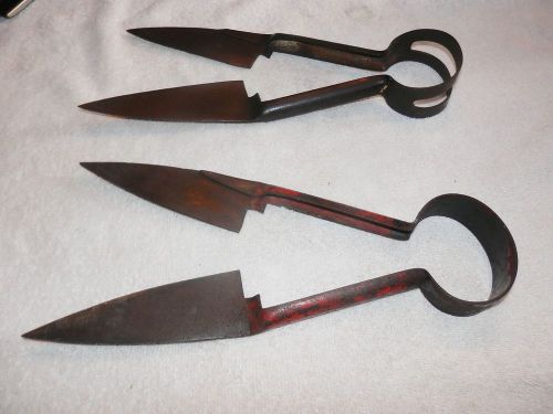 2 PAIR VINTAGE SHEEP SHEARS COLUMBIAN CUTLERY CO. READING PA