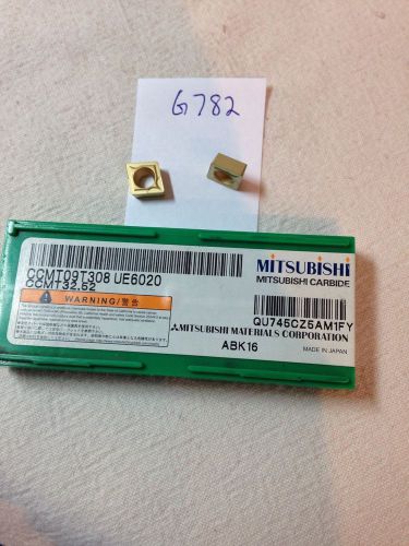 10 new mitsubishi ccmt 32.52 carbide inserts. grade: ue6020 {g782} for sale