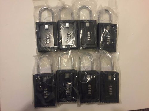 8 Real Estate lockboxes (combo) *New* Realtor, sentrilock, key box. Lot REO HUD