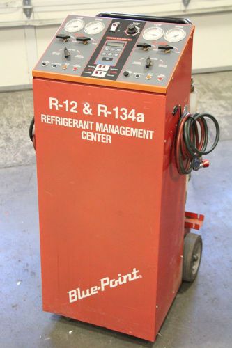 Blue Point Refrigerant Management Center r12 &amp; R13a P&amp;F VRGT A/C Service Machine