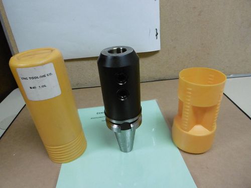 BT40 END MILL HOLDER 1&#034;x5&#034;GAGE LENGTH STANDARD 5/8-11 RETENSION KNOB NEW$45.00