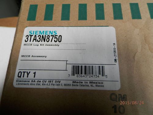 NEW SIEMENS MCCB LUG KIT ASSEMBLY