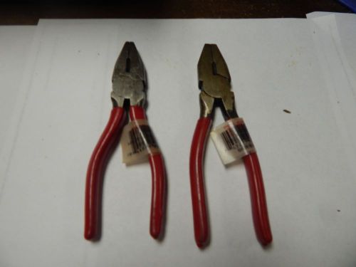 JEROME Lineman Pliers lot of 2 pcs