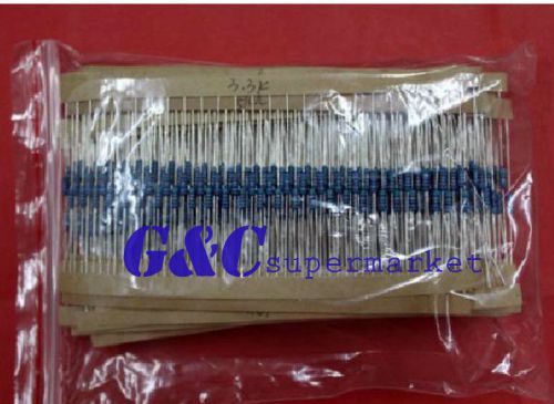 1/4w Resistance 1% Metal Film Resistor Bag 30 kinds Each 20 Total 600pcs