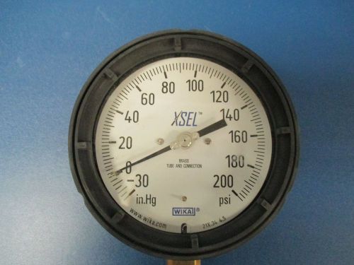 Wika Vacuum Dial In  Gauge Type 21x.34 4.5 200psi 26853-636, 6685-01-203-1034