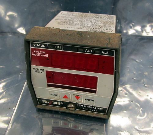 Love controls process controls 321 self tune plus process temperature controller for sale