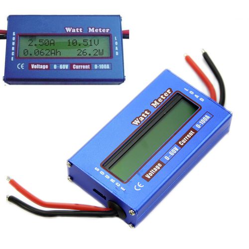 Digital 60v/100a battery power analyzer watt meter balancer for dc rc helicopter for sale