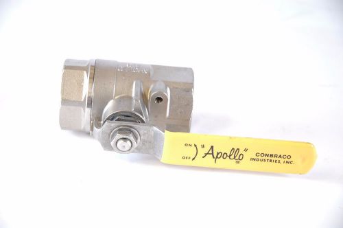 APOLLO. 1-1/4&#034; THREADED BALL VALVE  1500 WOG /316SS