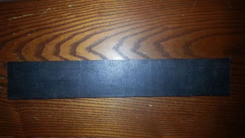 1/2&#034; x 2&#034; x 12&#034; BLACK UHMW POLYETHYLENE PLASTIC BAR STOCK