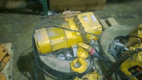 Harrington 5 ton chain hoist 480v for sale