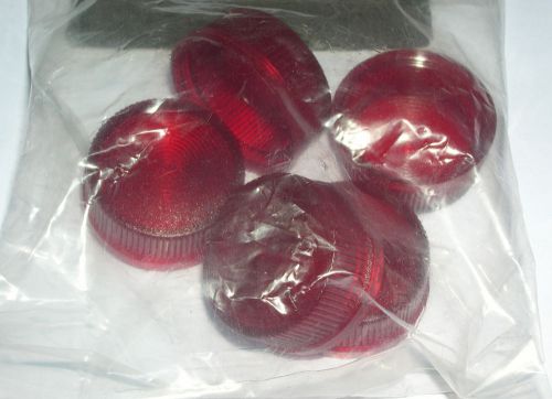 SIEMENS, RED LENSES FOR 22MM PILOT LIGHTS, 3SB1910-1GC, LOT OF 15