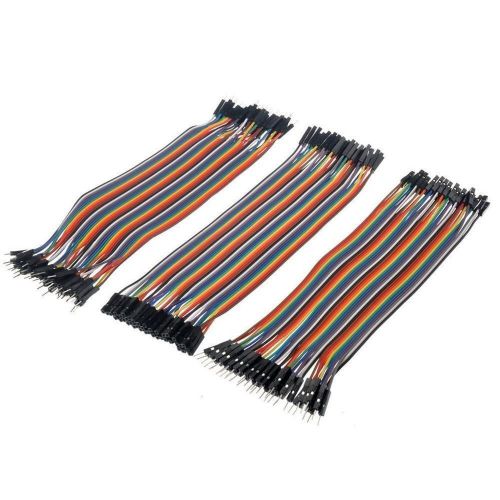 120pcs 20cmdupont female to female + male to male + male to female jumper cable for sale