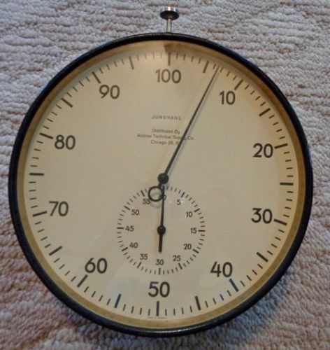 Vintage germany junghans wall precision timer, 1oths of a minute for sale