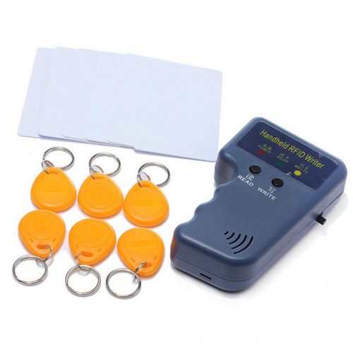 New rfid 125khz em4100 id card copier with 6 writable tags and 6 cards for sale