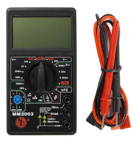 New Palm-Size Handheld Digital Multimeter w/ Big LCD Screen #MM2003