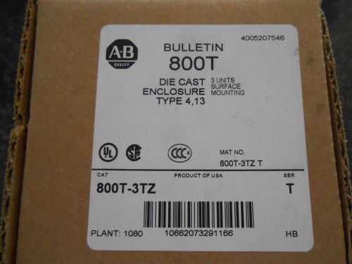 ALLEN BRADLEY 800T-3TZ DIE CAST ENCLOSURE