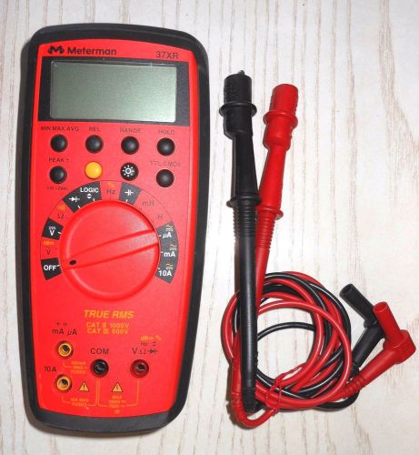 Wavetek meterman 37xr true rms with component logic test digital multimeter for sale