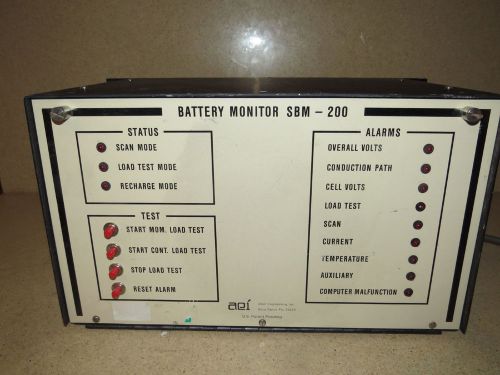 ALBER AEI BATTERY MONITOR SBM-200