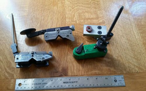 Lot of machinist tools Magnetic Indicator  Enco Tiny Titan Erick magna holder