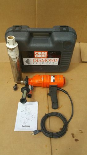 WEKA DK12 WET/ DRY HAND HELD CORE DRILL w/ 1 Bit &#034;FREE SHIPPING&#034;