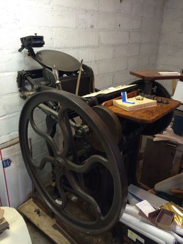 Letterpress 8x12 Chandler &amp; Price OS Treadle Press