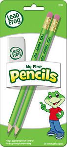 LeapFrog My First Pencils Pack of 2 Jumbo Pencils with White Rubber Eraser