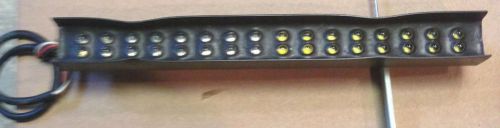 SHO-ME LED Warning Light 11.8208B/W Used 8&#034; Dual Channel Potted LED&#039;s