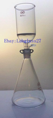 Filter kit , 1l erlenmeyer flask &amp; 70*100mm buchner funne for sale