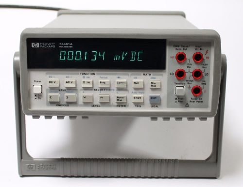 HP Agilent 34401A 6 1/2  Digit Digital Multimeter